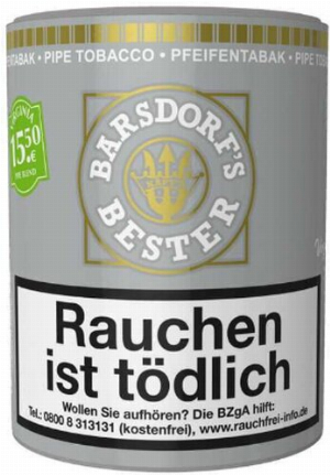 Käptn Barsdorf Bester Pfeifentabak Virginia Pipe Blend 160g Dose