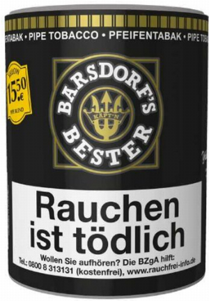 Käptn Barsdorf Bester Pfeifentabak Yellow 160g Dose