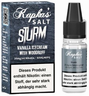 Kapkas Flava Salt Sturm Nikotinsalz Liquid 20 mg
