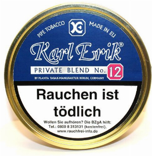 Karl Erik Pfeifentabak Private Blend No. 12 100g Dose