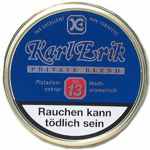 Karl Erik Pfeifentabak Private Blend No. 13 100g Dose