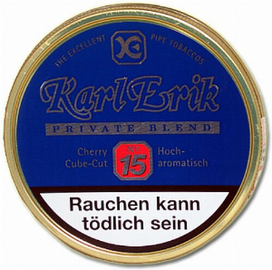 Karl Erik Pfeifentabak Private Blend No. 15 100g Dose