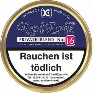 Karl Erik Pfeifentabak Private Blend No. 16 100g Dose