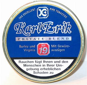 Karl Erik Pfeifentabak Private Blend No.19 100g Dose