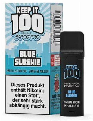 Keep it 100 Expod Pro Prefilled Pod Blue Slushie 20mg