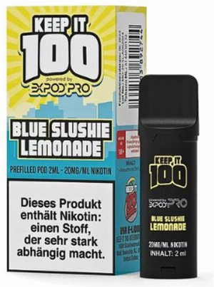 Keep it 100 Expod Pro Prefilled Pod Blue Slushie Lemonade 20mg