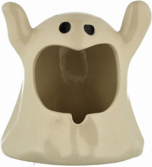 Keramik Aschenbecher Gespenst Weiß