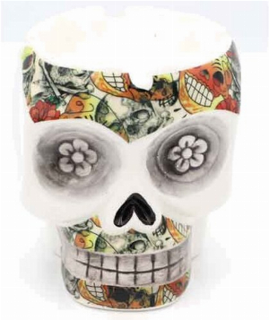 Keramik Aschenbecher Skull Nr.3