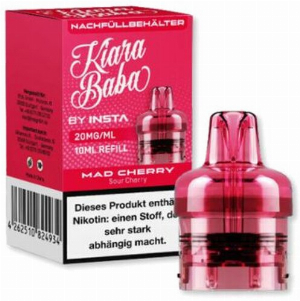 Kiara Baba 10K Mad Cherry Refill Container 10ml 20mg/ml