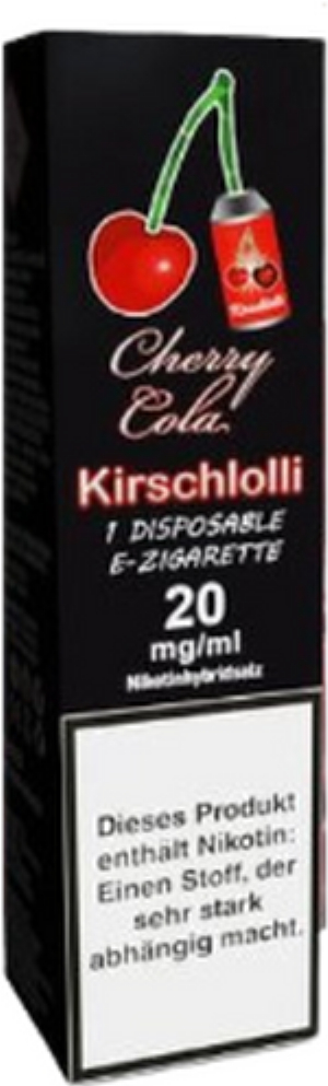 Kirschlolli Cherry Cola Einweg E-Zigarette 20mg