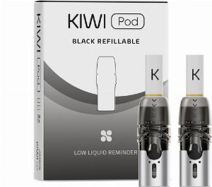 Kiwi 2 Leerpod Schwarz Refillable Pod