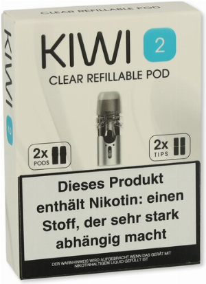 Kiwi 2 Leerpod Transparent Refillable Pod