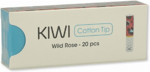 KIWI Cotton Filter Tips Wild Rose 20Stk.