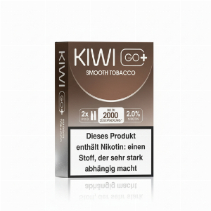 KIWI GO+ Prefilled Pods Smooth Tobacco 2x2ml 20mg