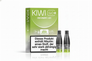 KIWI GO+ - Prefilled Pods (2 Stück) - Strawberry Lime - 20mg/ml