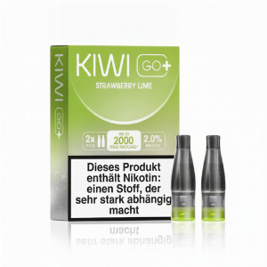 KIWI GO+  Prefilled Pods Strawberry Lime 2x2ml 20mg