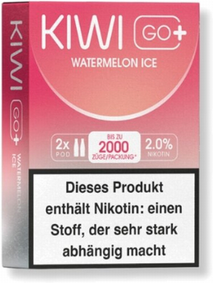 KIWI GO+ Prefilled Pods Watermelon Ice 2x2ml 20mg