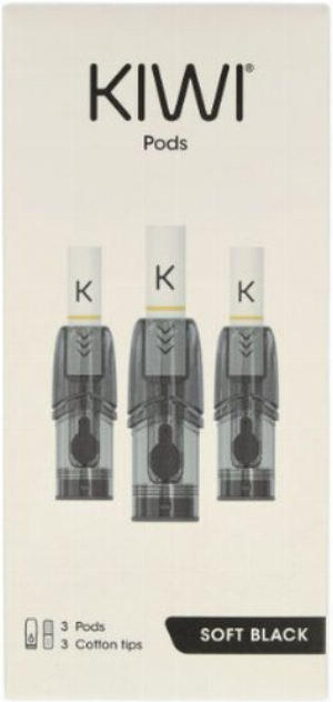 KIWI Pod mit Filter Tip 3Stk. schwarz