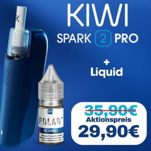 KIWI Spark 2 Pro Aktion - 1 Gerät und 1 Liquid