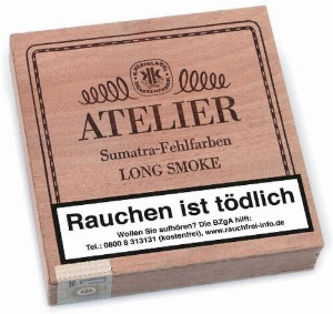 Kleinlagel Zigarren Atelier Sumatra Fehlfarben 50er