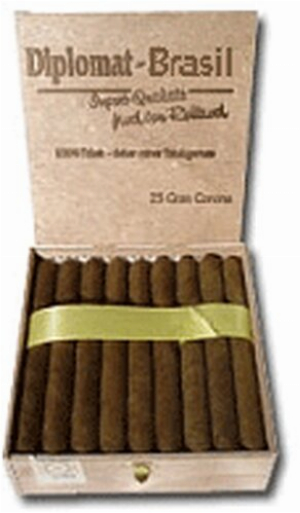 Kleinlagel Zigarren Diplomat Grand Corona Brasil 25er