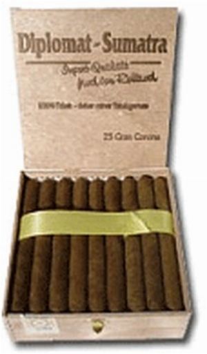 Kleinlagel Zigarren Diplomat Grand Corona Sumatra 25er
