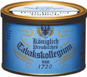 Königlich Preußisches Tabakskollegium Pfeifentabak Blau 1720 - 100g Dose