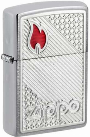 Zippo Feuerzeug Zippo + Flame mit Epoxy Inlay