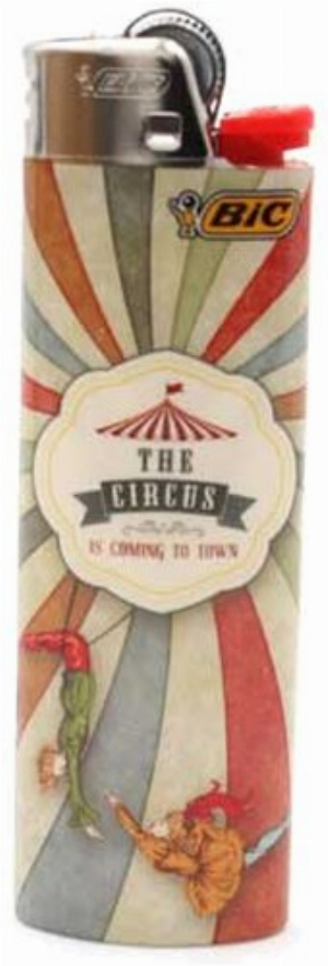 BIC Feuerzeug Maxi Retro Circus 4v8