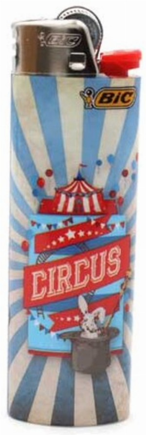 BIC Feuerzeug Maxi Retro Circus 6v8