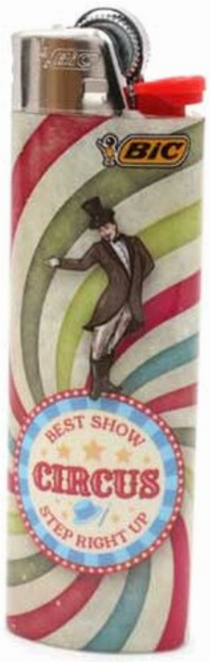 BIC Feuerzeug Maxi Retro Circus 8v8