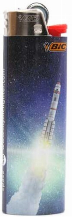 BIC Feuerzeug Maxi Weltraum 5v8