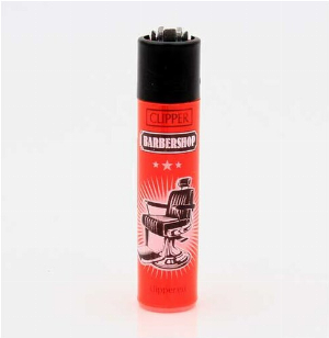 Clipper Feuerzeug Barbershop 4v4