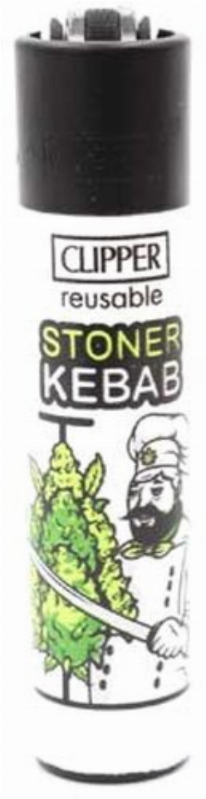 Clipper Feuerzeug Weed Slogan 6 4v4