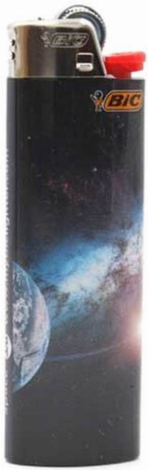 BIC Feuerzeug Maxi Weltraum 3v8