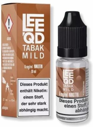 LEEQD Tabak dezent 10ml 6mg Liquid