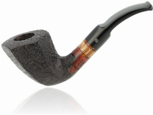 Molina Pfeife Zebrano Sandblast Black Nr.8