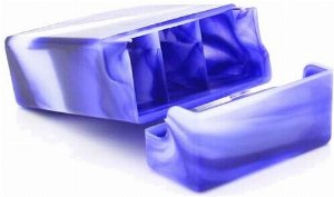 Atomic Zigaretten-Etui Plastik dunkelblau