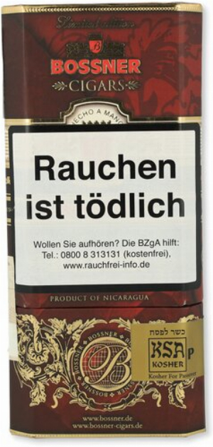 Koscher Zigarren Bossner Baron 3Stk.
