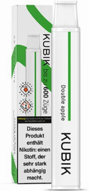 Kubik Einweg E-Zigarette Double Apple 20mg
