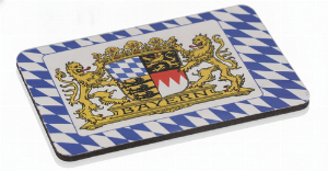 Kühlschrankmagnet Bavarica Bayern Staatswappen 8 x 6cm