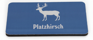 Kühlschrankmagnet Bavarica Platzhirsch 9,5 x 6,5cm