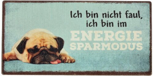 Kühlschrankmagnet Ich bin nicht faul, ich bin im ENERGIE SPARMODUS 10x5cm