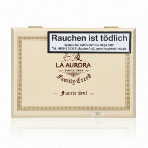 La Aurora Family Creed Fuerte Sol Robusto Zigarren 20 Stk.