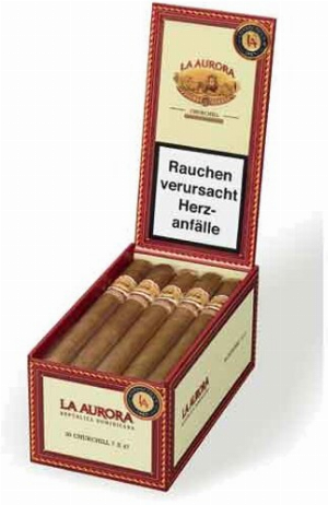 La Aurora Zigarren Connecticut 1987 Churchill 20Stk.