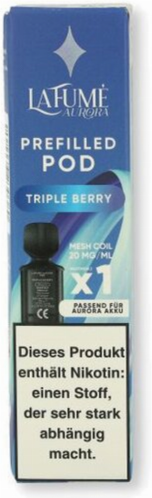 La Fume Aurora Prefilled Pod Triple Berry 2ml 20mg
