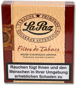 La Paz Wilde Zigarillos Filtro de Tobaco Aroma
