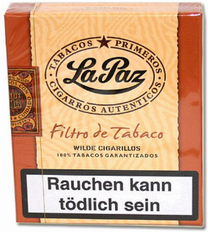 La Paz Wilde Zigarillos Filtro de Tobaco Classic