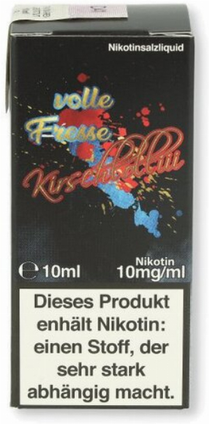Lädla Juice volle Fresse Nikotinsalz Liquid Kirschlolliii 10ml 10mg/ml