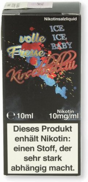 Lädla Juice volle Fresse Nikotinsalz Liquid Kirschlolliii Ice 10ml 10mg/ml